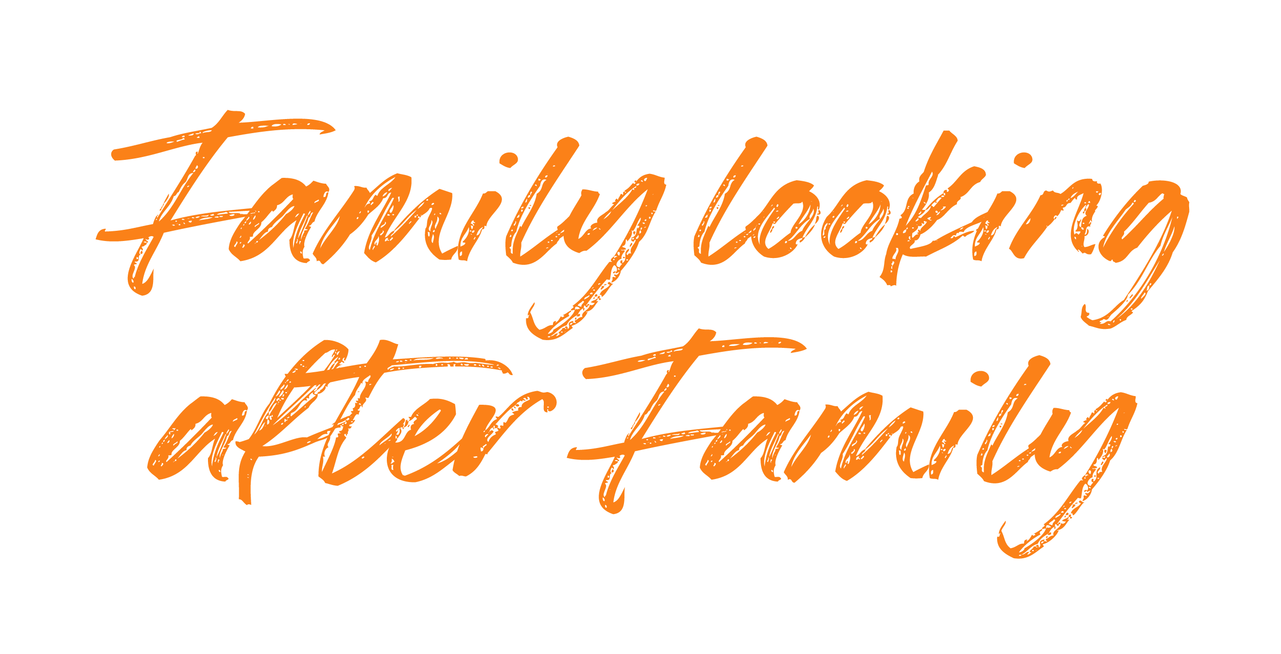 Family looking after Family